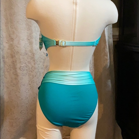 Bleu Rod Beattie Ombré aqua bikini - Picture 6 of 7